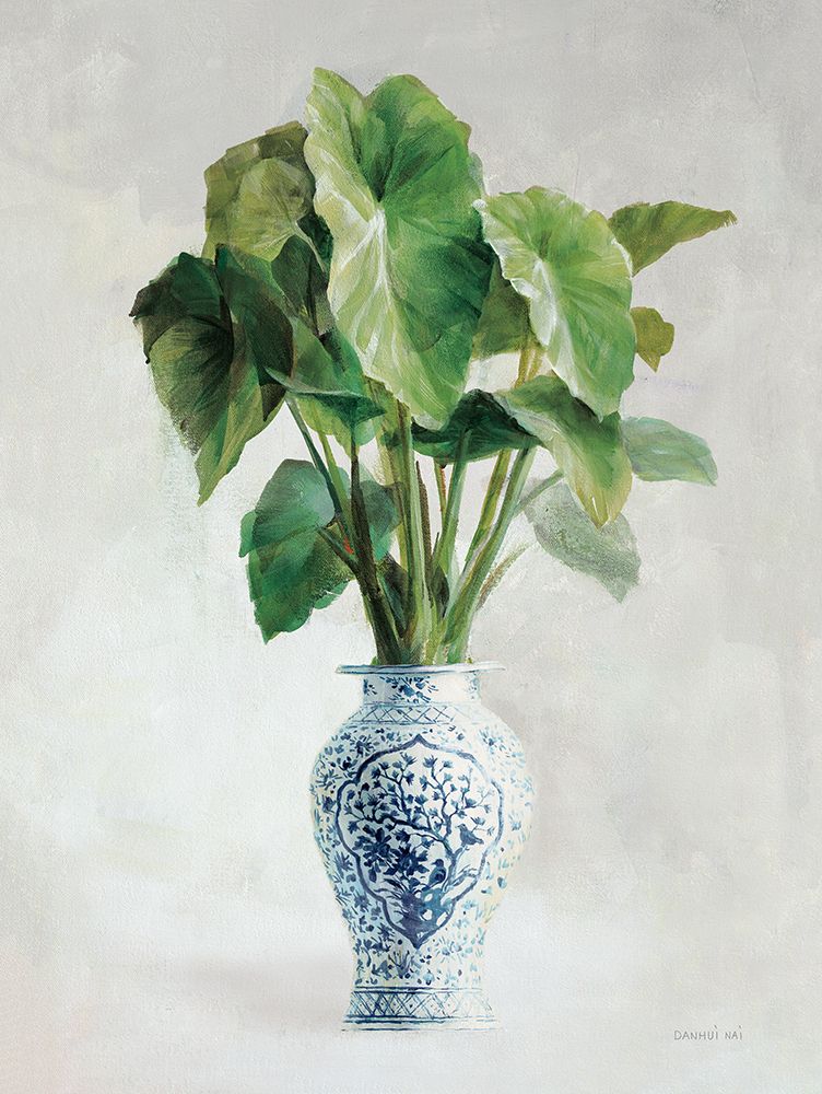 Wall Art Painting id:546762, Name: Greenhouse Palm Chinoiserie I, Artist: Nai, Danhui