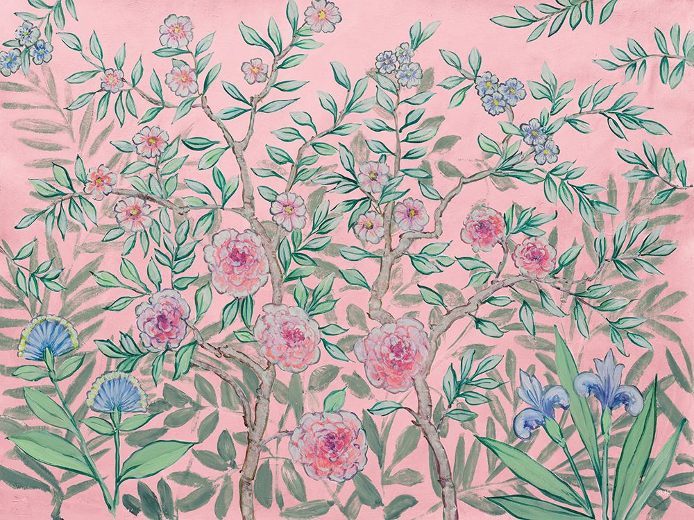 Wall Art Painting id:557637, Name: French Garden Pink, Artist: Purinton, Julia