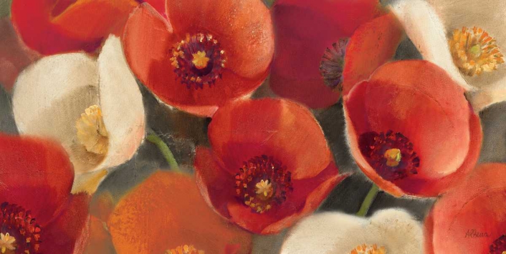 Wall Art Painting id:18060, Name: Poppies Bloom I, Artist: Hristova, Albena