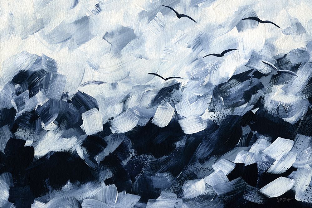 Wall Art Painting id:637661, Name: Stormy Sea, Artist: St. Amant, Yvette