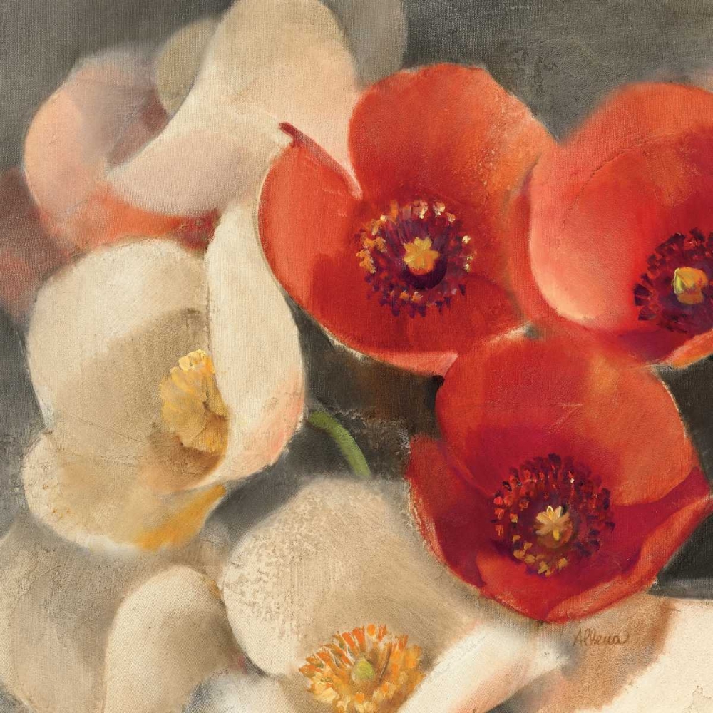 Wall Art Painting id:18062, Name: Poppies Bloom III, Artist: Hristova, Albena