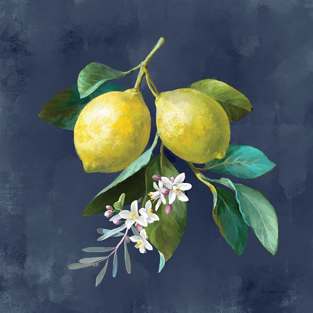 Wall Art Painting id:671584, Name: Lemon Branches I, Artist: Nai, Danhui