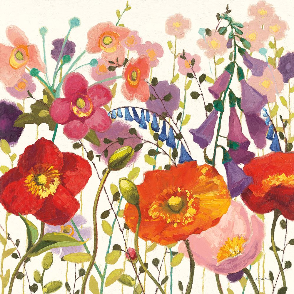 Wall Art Painting id:759616, Name: Couleur Printemps III White, Artist: Novak, Shirley