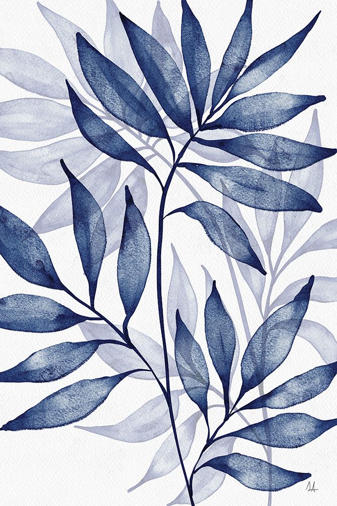 Art Print: Soft Leaves I