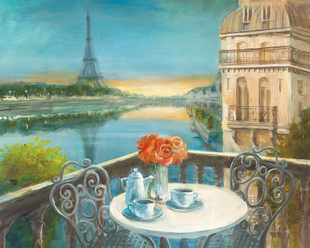 Wall Art Painting id:671803, Name: Morning on the Seine, Artist: Nai, Danhui