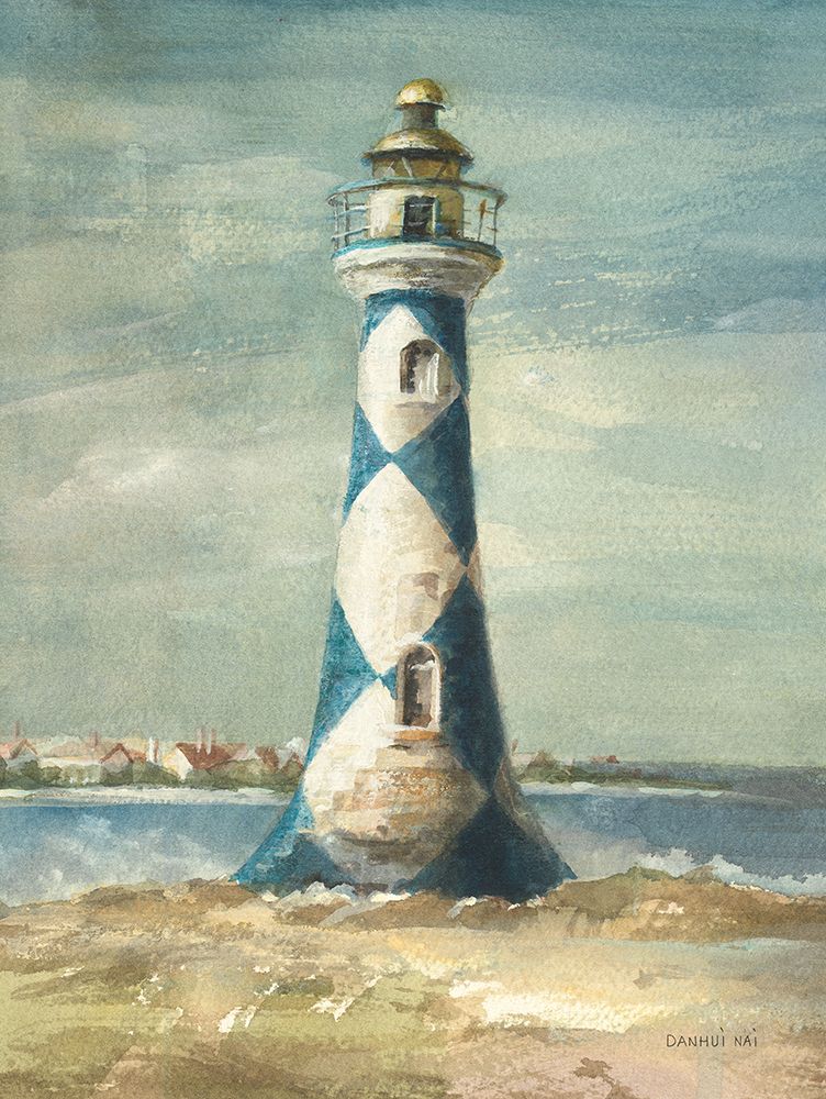 Wall Art Painting id:686820, Name: Lighthouse IV, Artist: Nai, Danhui