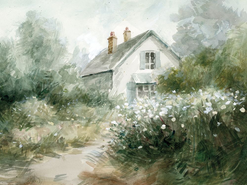 Wall Art Painting id:705299, Name: Cottage Garden II, Artist: Nai, Danhui