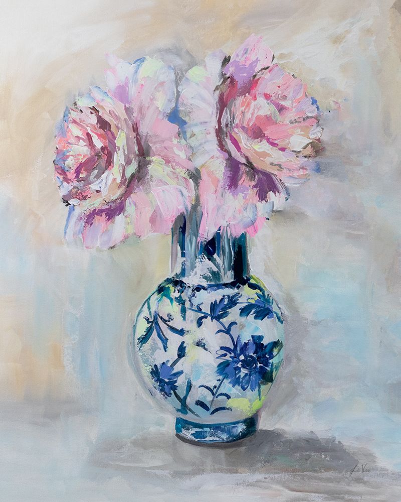 Art Print: Peony Play v2