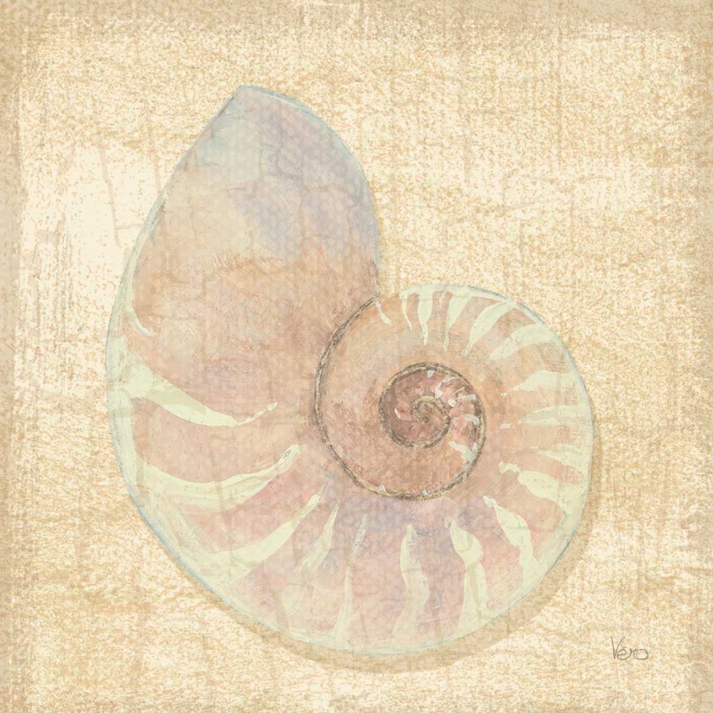 Wall Art Painting id:34145, Name: Tropical Island Shell I, Artist: Charron, Veronique