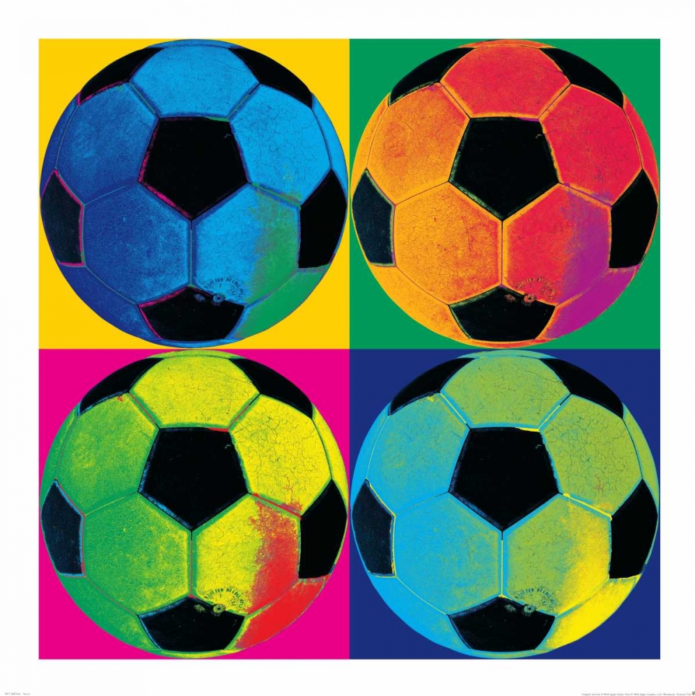 Wall Art Painting id:18507, Name: Ball Four Soccer, Artist: Wild Apple Portfolio