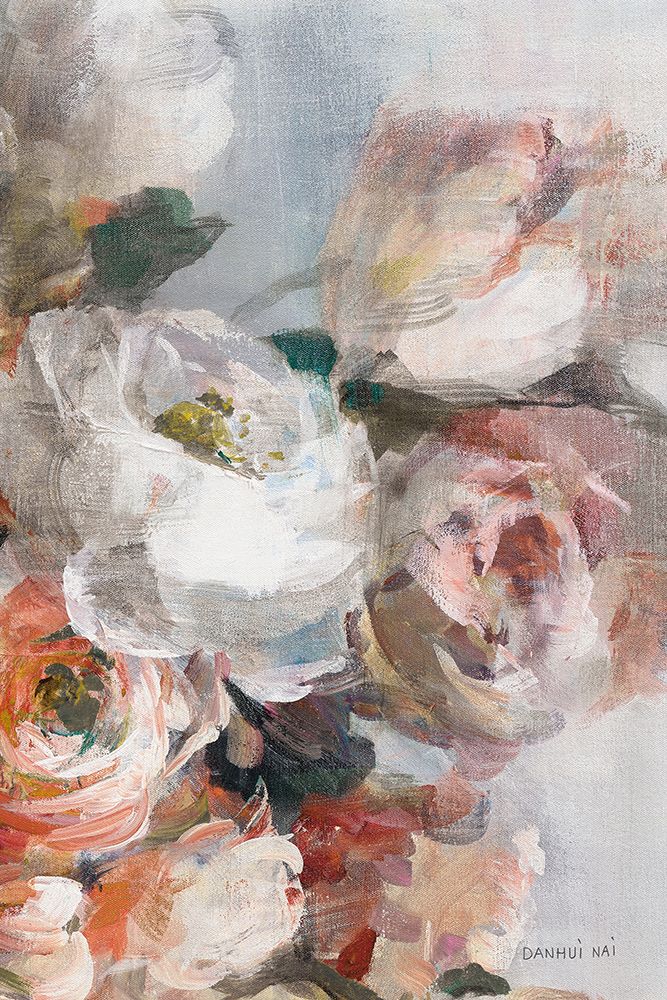 Wall Art Painting id:769121, Name: Fall Bouquet on White Panel I, Artist: Nai, Danhui