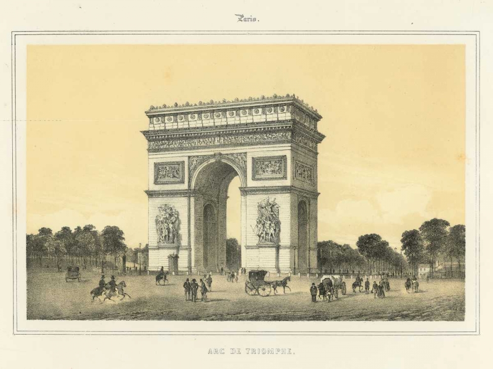 Wall Art Painting id:20564, Name: Arc de Triomphe, Artist: Rogers, Adam