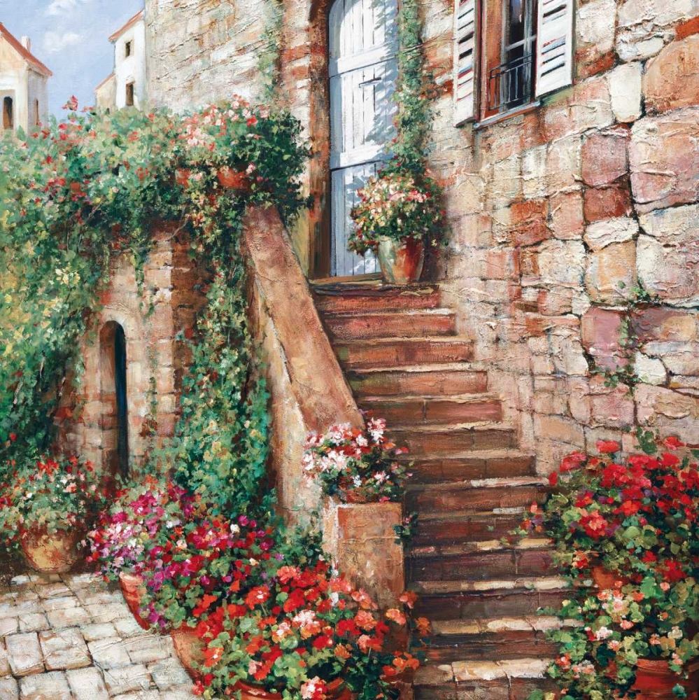 Wall Art Painting id:20623, Name: Stone Stairway Petites B, Artist: Duvall, Roger