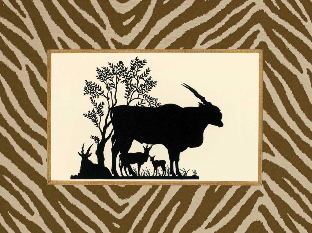 Wall Art Painting id:20651, Name: Serengeti Silhouette I, Artist: Chilton, Sarah E