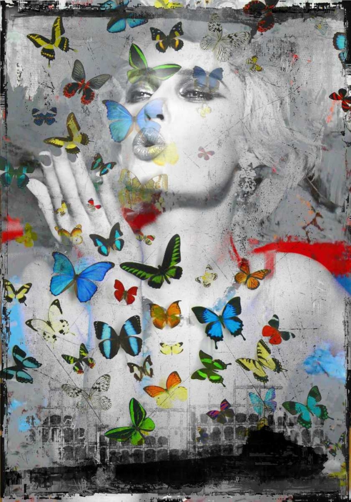 Wall Art Painting id:48114, Name: Butterfly, Artist: Baker, Micha
