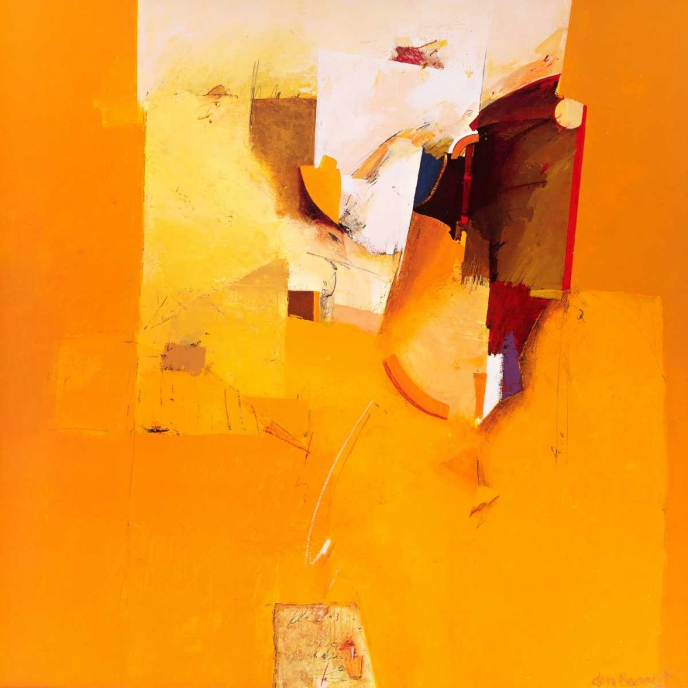 Wall Art Painting id:19380, Name: Yellow one, Artist: den Boon, Theo