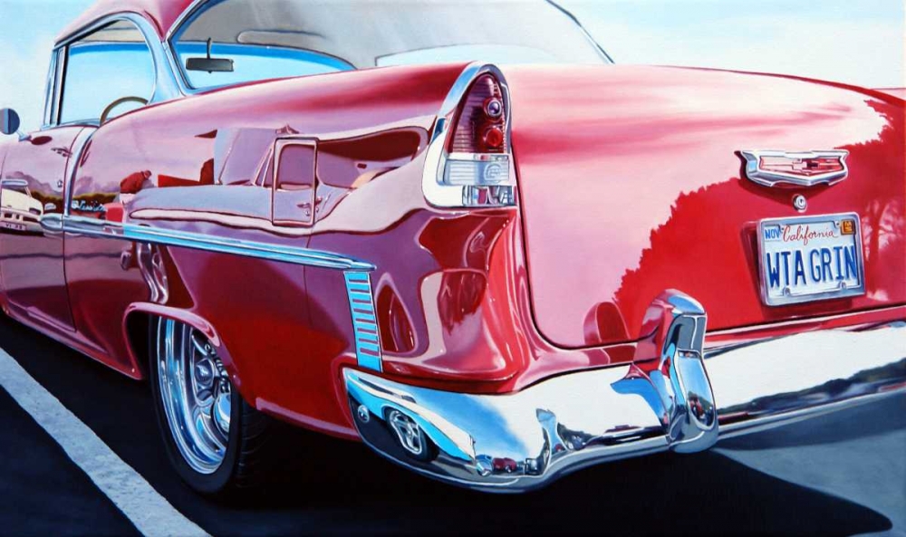 Wall Art Painting id:81351, Name: Chevy on Chevy Reflections, Artist: Schuh, Michael
