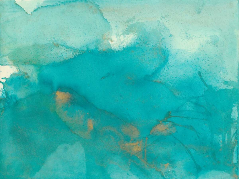 Wall Art Painting id:147988, Name: Turquoise Moment II, Artist: Combs, Joyce