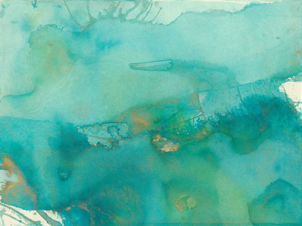 Wall Art Painting id:147989, Name: Turquoise Moment III, Artist: Combs, Joyce