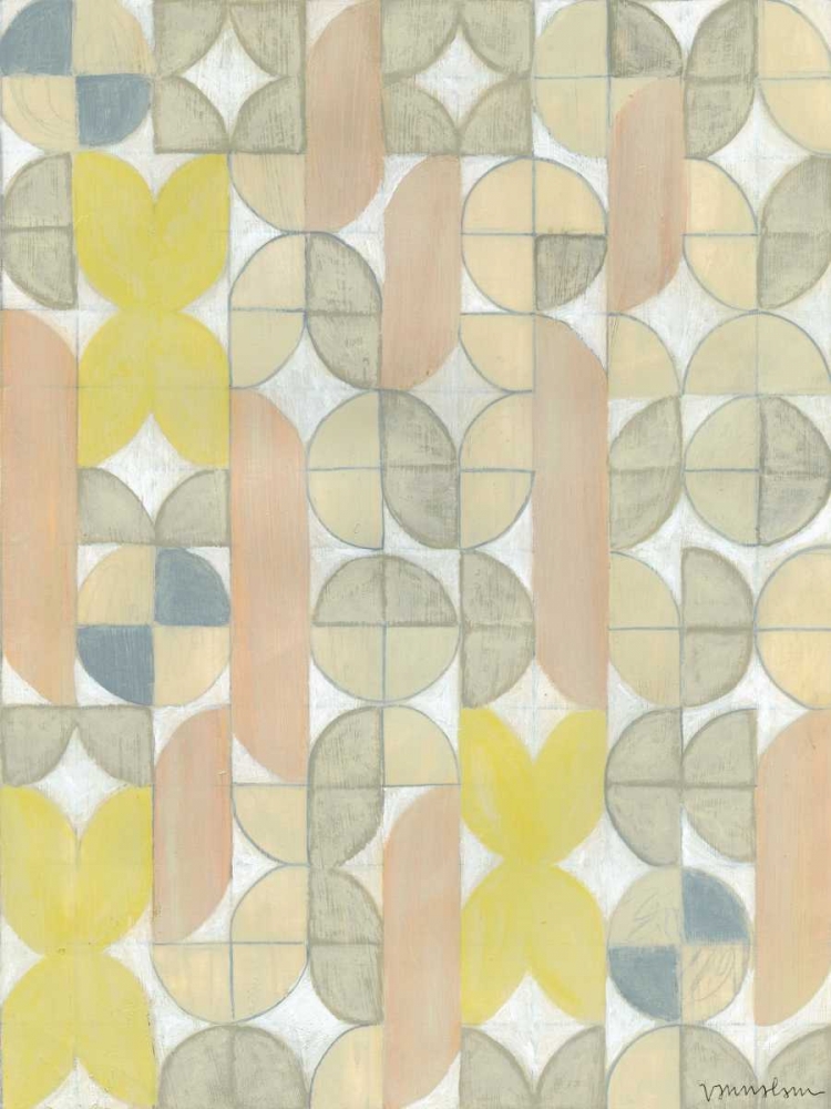 Wall Art Painting id:50590, Name: Radius Tile I, Artist: Lam, Vanna