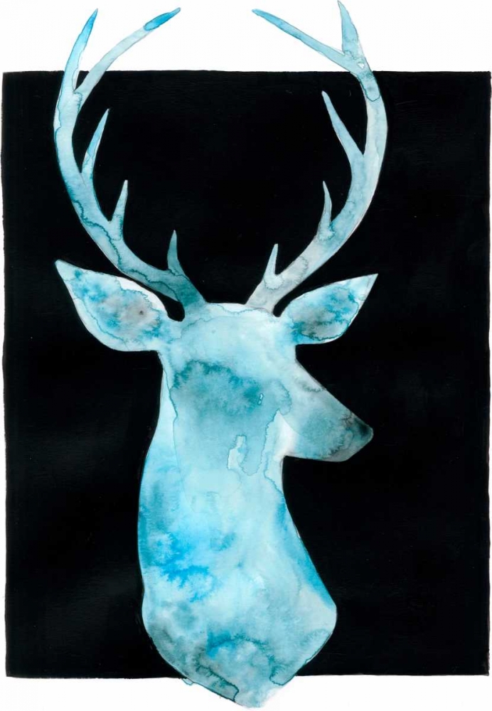Wall Art Painting id:60741, Name: White Tail Bust I, Artist: Popp, Grace