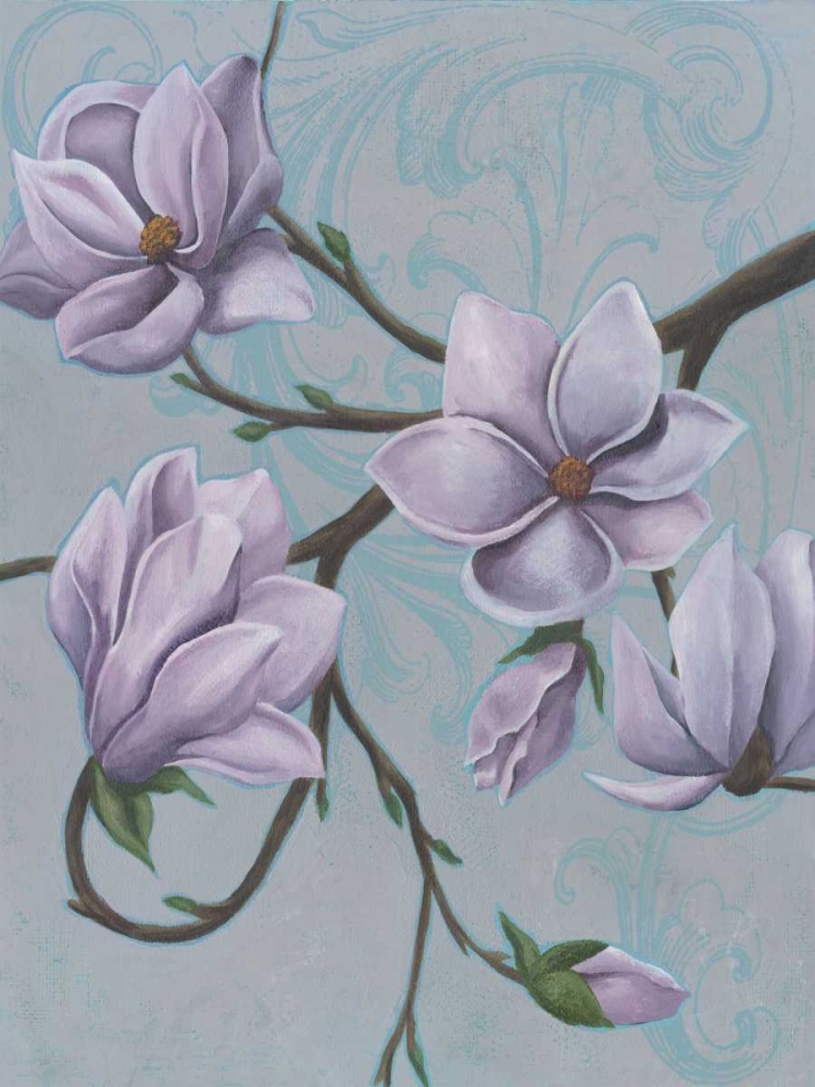 Wall Art Painting id:68193, Name: Branches of Magnolia I, Artist: Popp, Grace