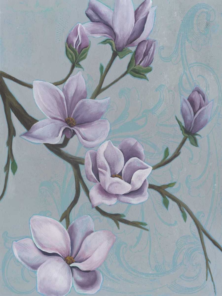 Wall Art Painting id:68194, Name: Branches of Magnolia II, Artist: Popp, Grace