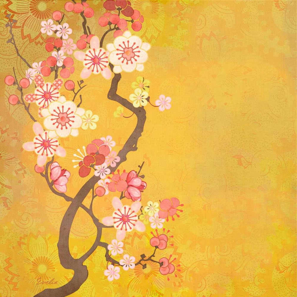 Wall Art Painting id:68210, Name: Tokyo Cherry IV, Artist: Evelia Designs