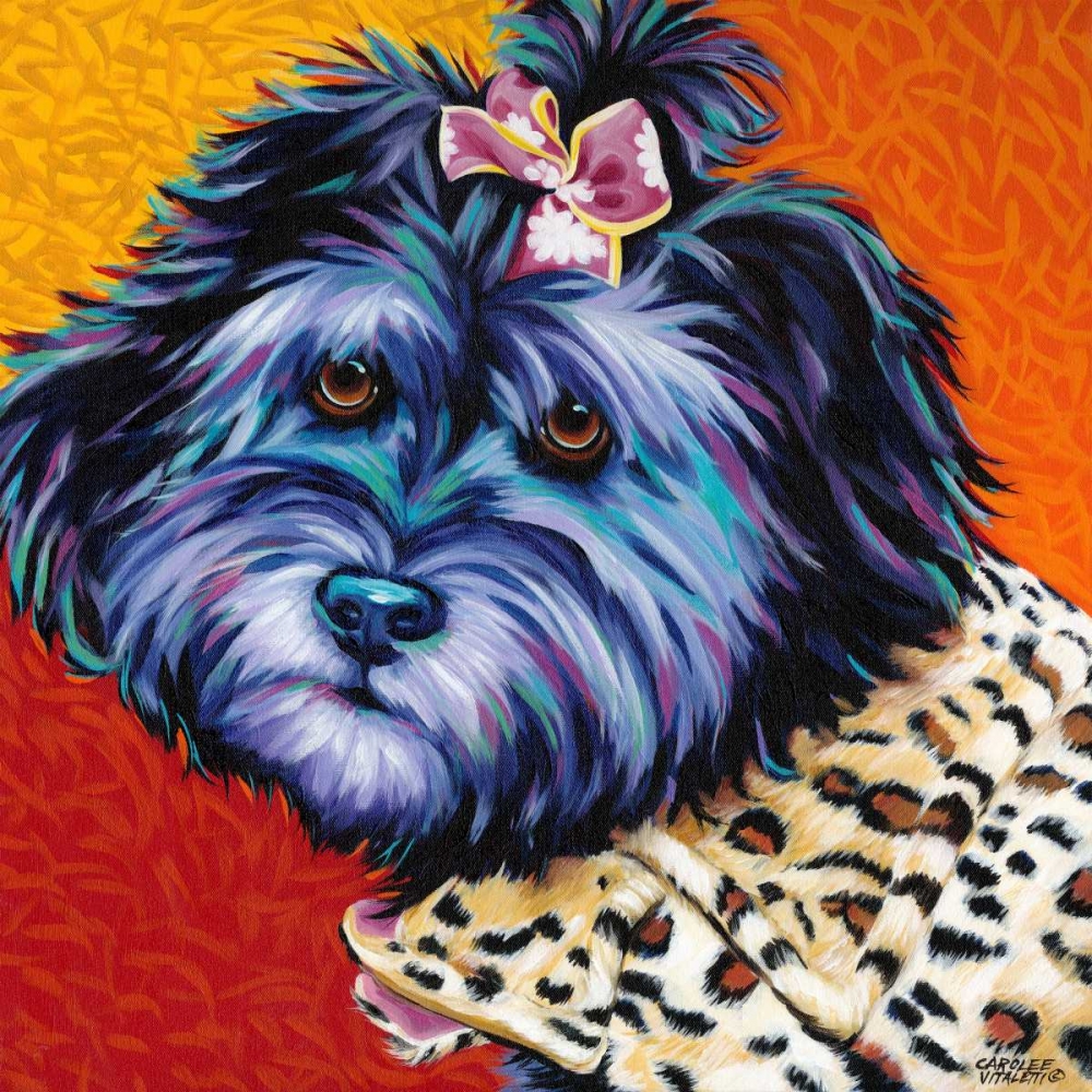 Wall Art Painting id:76377, Name: Cute Pups III, Artist: Vitaletti, Carolee