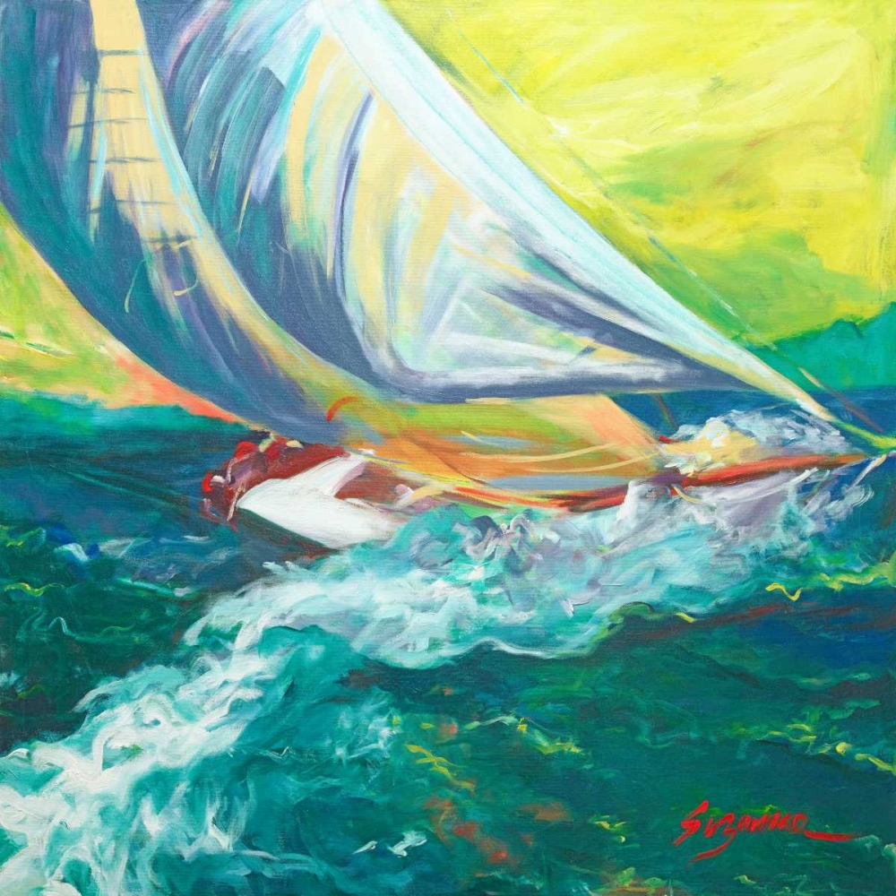 Wall Art Painting id:155965, Name: Regatta Colores, Artist: Wilkins, Suzanne