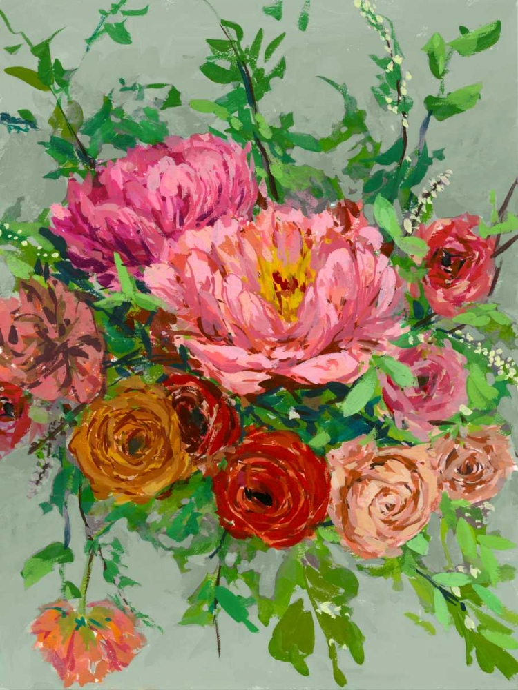 Wall Art Painting id:155688, Name: Vintage Bouquet I, Artist: Wang, Melissa