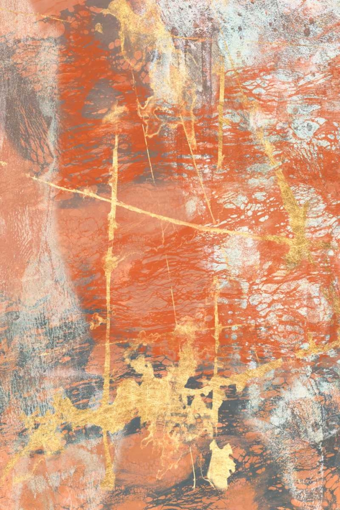 Wall Art Painting id:165323, Name: Terre Cotta Lace I, Artist: Goldberger, Jennifer