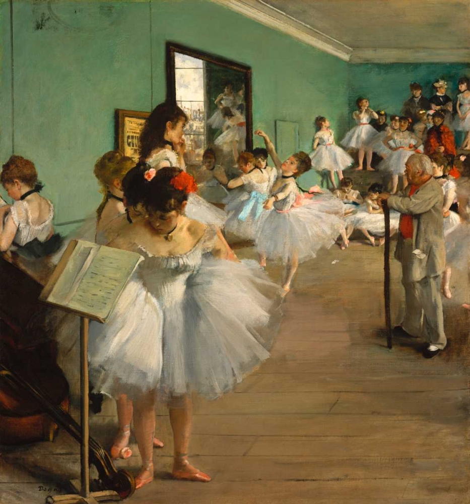 Wall Art Painting id:165556, Name: The Dance Class, Artist: Degas, Edgar