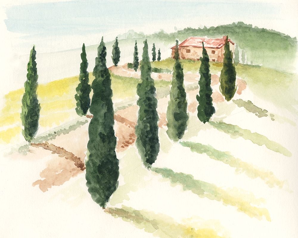 Wall Art Painting id:196251, Name: Tuscan Villa IV, Artist: Parker, Jennifer Paxton