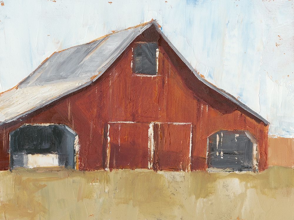 Wall Art Painting id:196898, Name: Rustic Red Barn I, Artist: Harper, Ethan