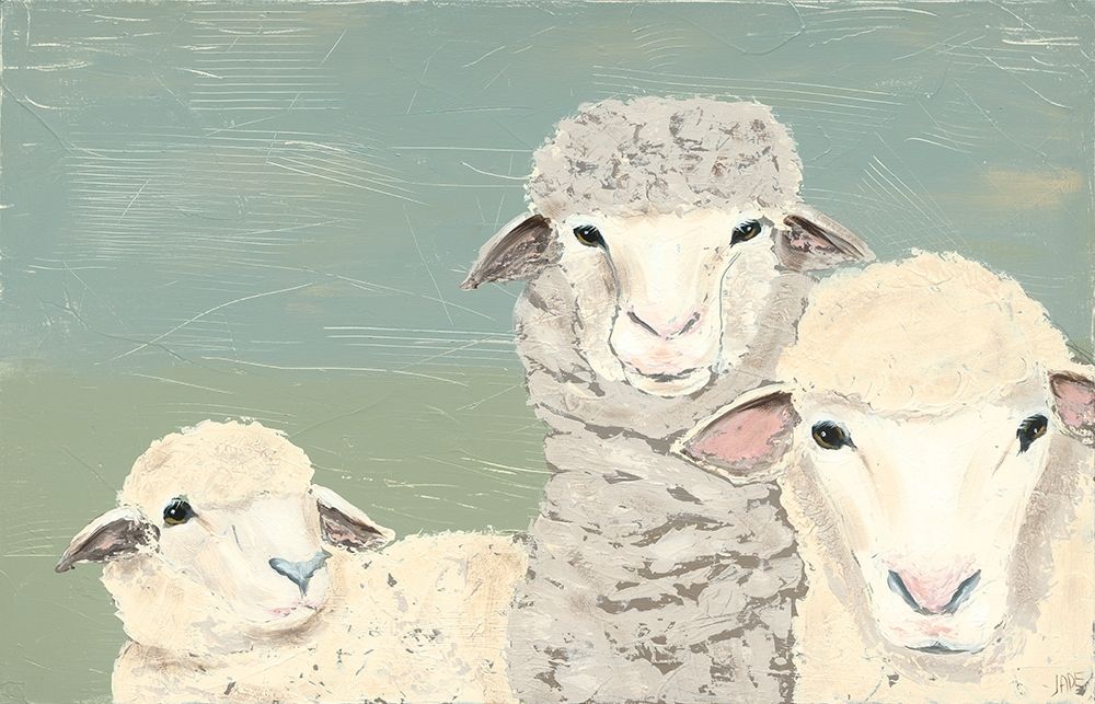 Wall Art Painting id:197280, Name: Bashful Sheep II, Artist: Reynolds, Jade