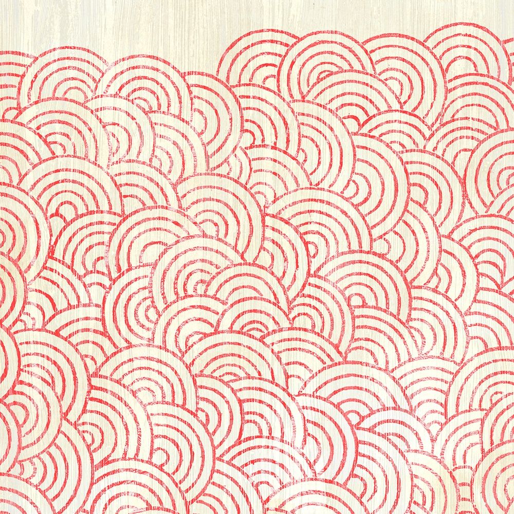Wall Art Painting id:209724, Name: Weathered Patterns in Red I, Artist: Vess, June Erica