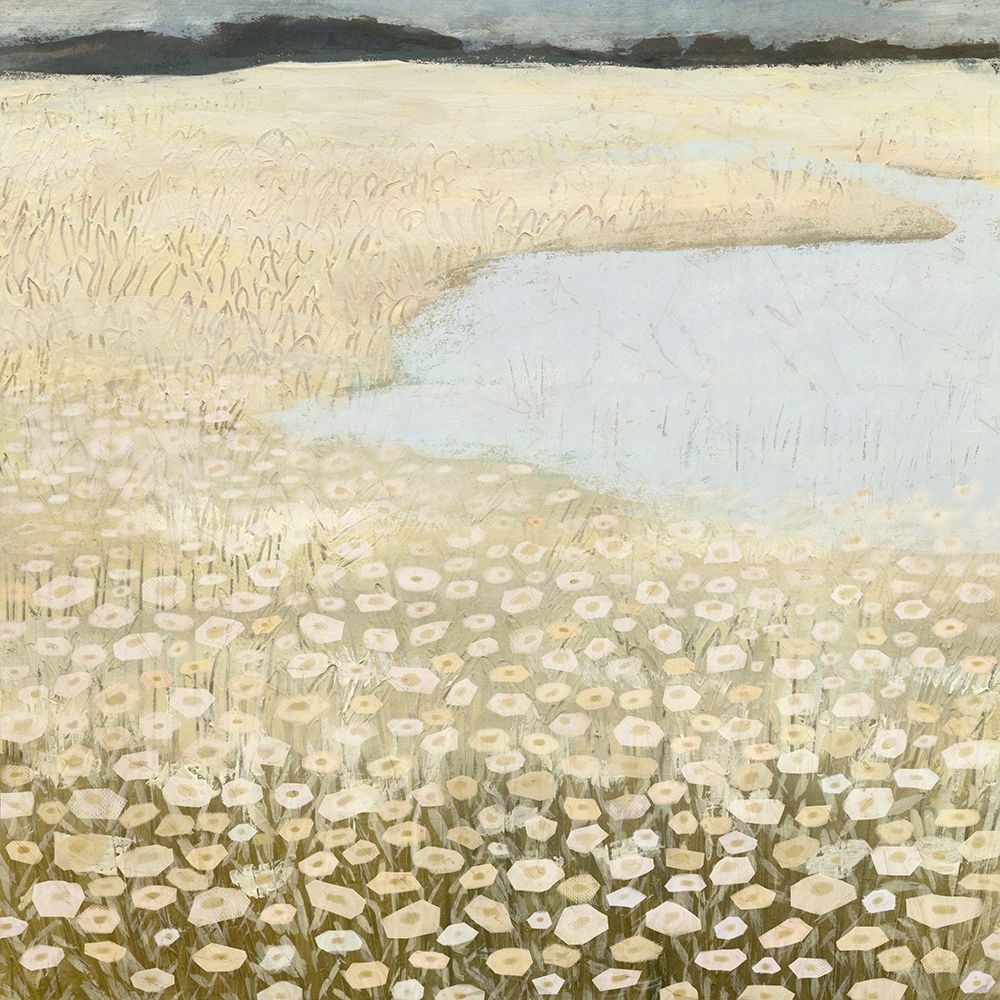 Wall Art Painting id:201583, Name: Flaxen Field I, Artist: Borges, Victoria