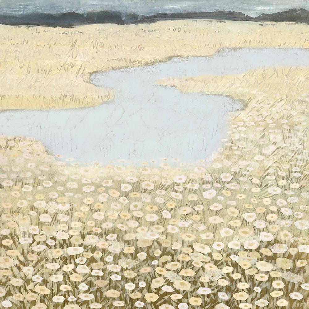 Wall Art Painting id:201584, Name: Flaxen Field II, Artist: Borges, Victoria