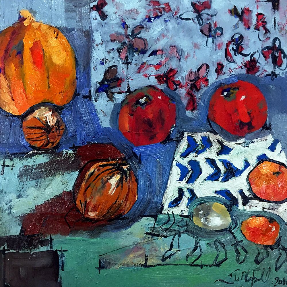 Wall Art Painting id:214550, Name: Apple Composition, Artist: Ferrell, Erin McGee