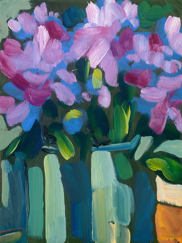 Wall Art Painting id:214531, Name: Violet Spring Flowers V, Artist: Ferrell, Erin McGee