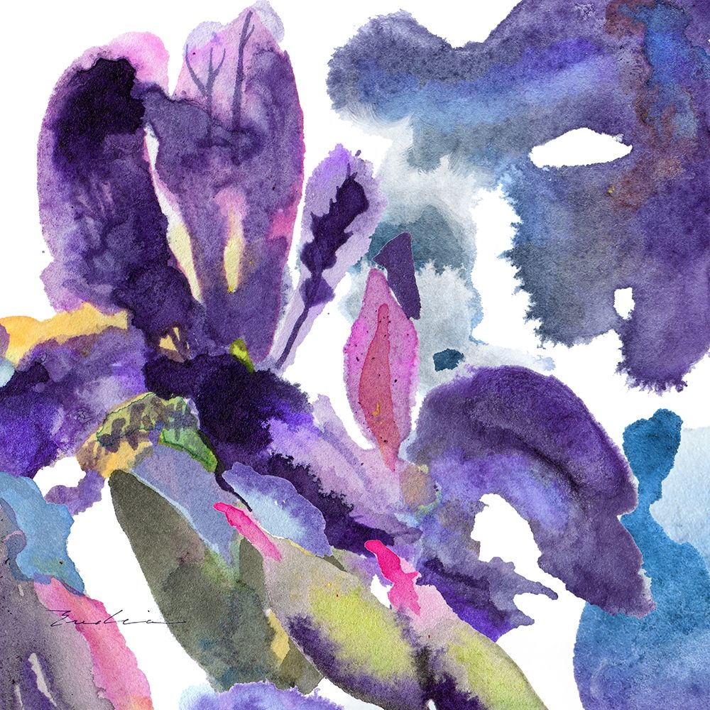 Wall Art Painting id:215257, Name: Watercolor Flower Composition II, Artist: Evelia Designs