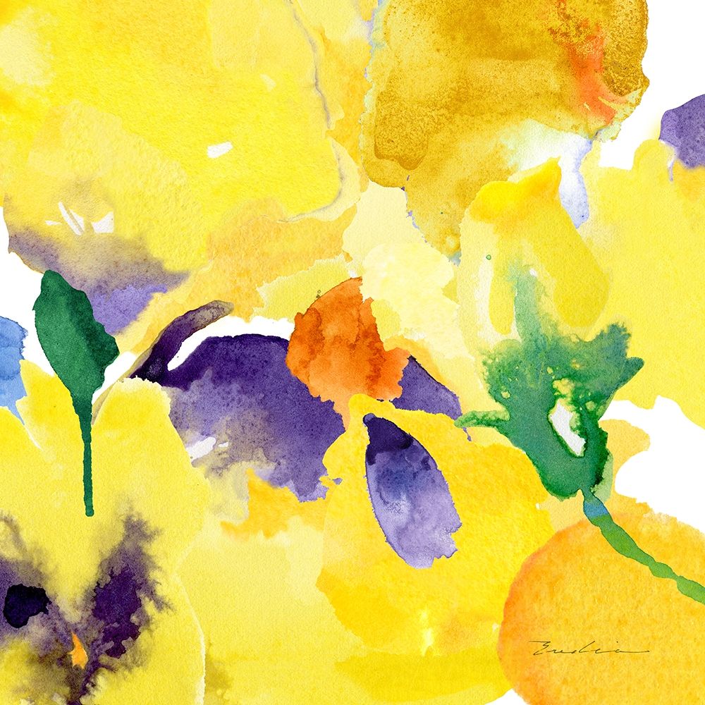 Wall Art Painting id:215260, Name: Watercolor Flower Composition V, Artist: Evelia Designs
