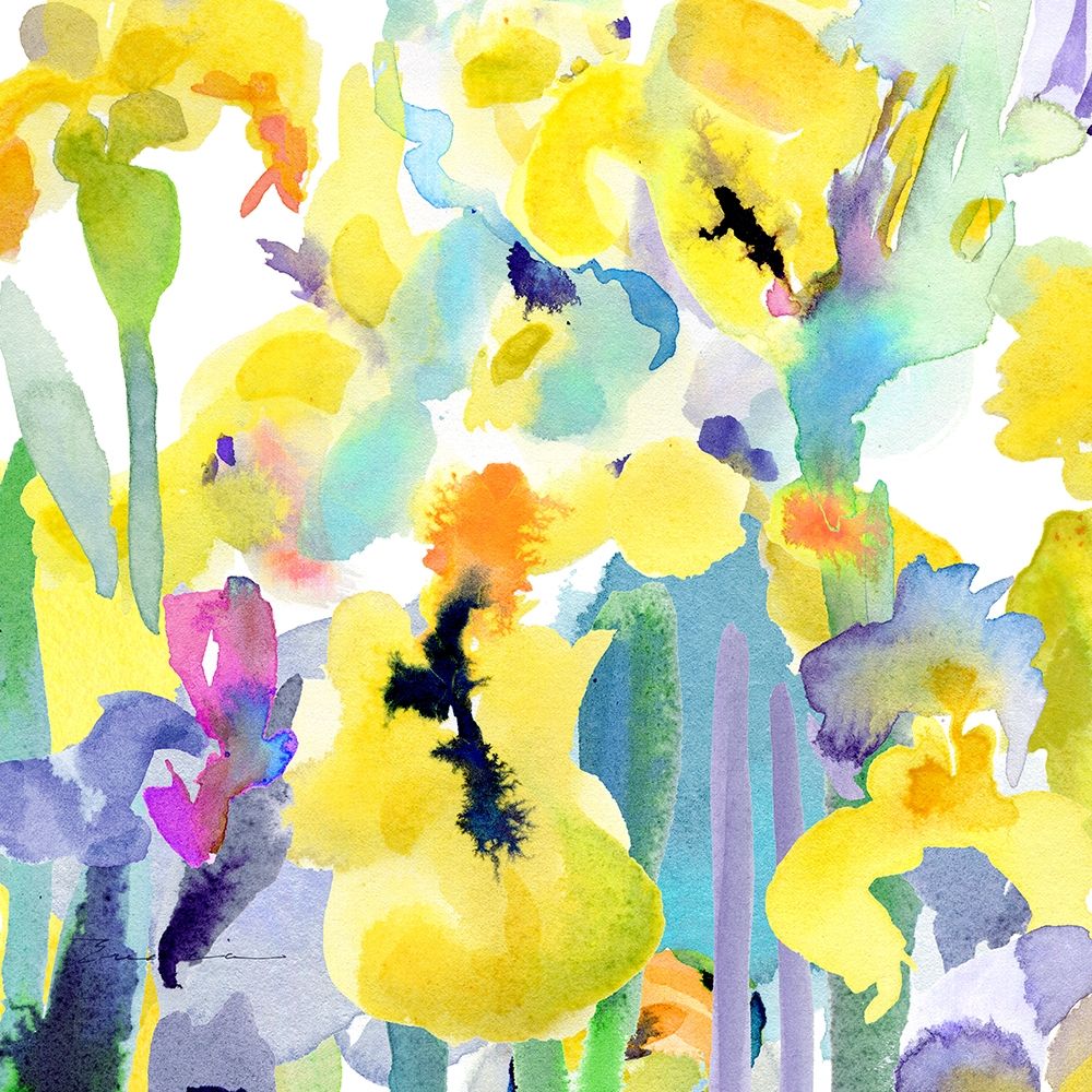 Wall Art Painting id:215261, Name: Watercolor Flower Composition VI, Artist: Evelia Designs