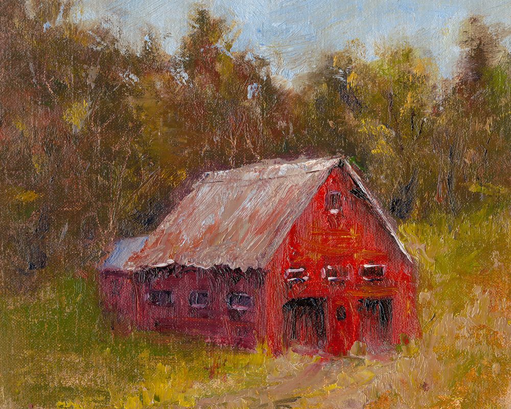 Wall Art Painting id:218038, Name: Back Road Barn II, Artist: Wendling, Marilyn