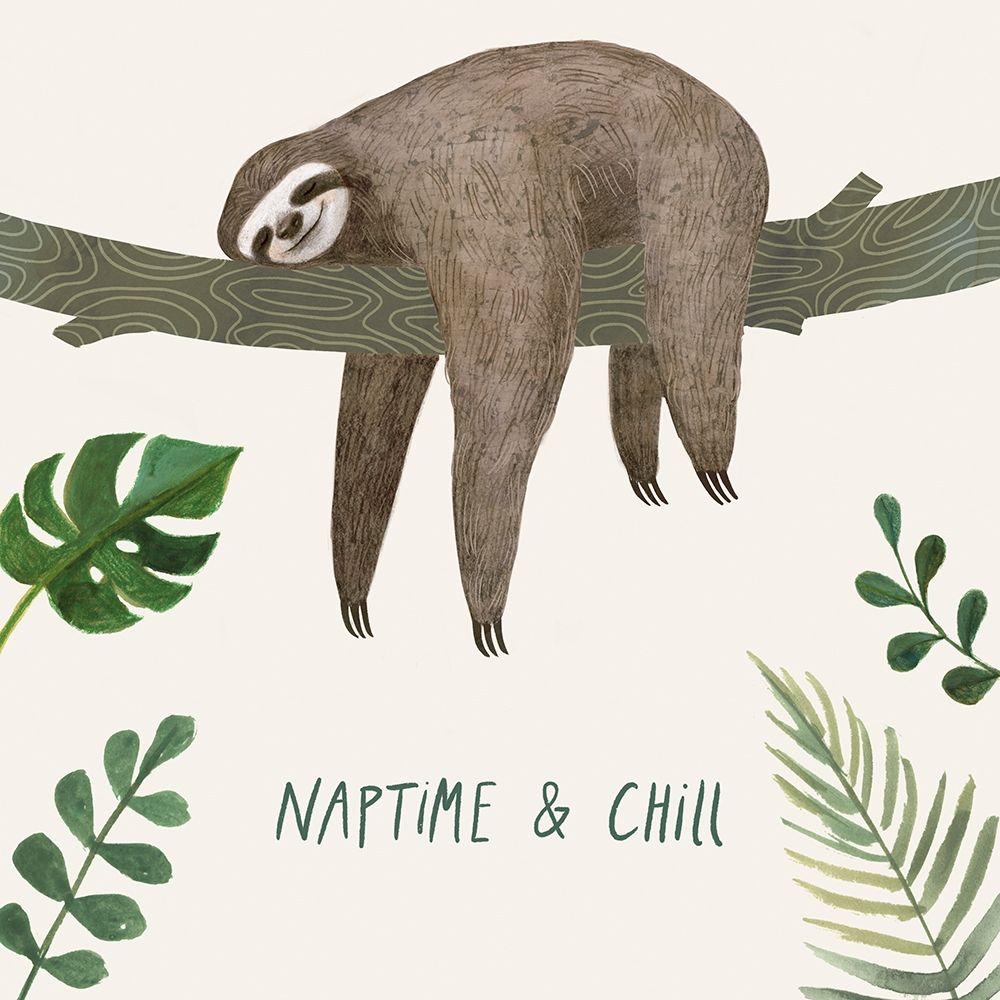 Art Print: Sloth Sayings II