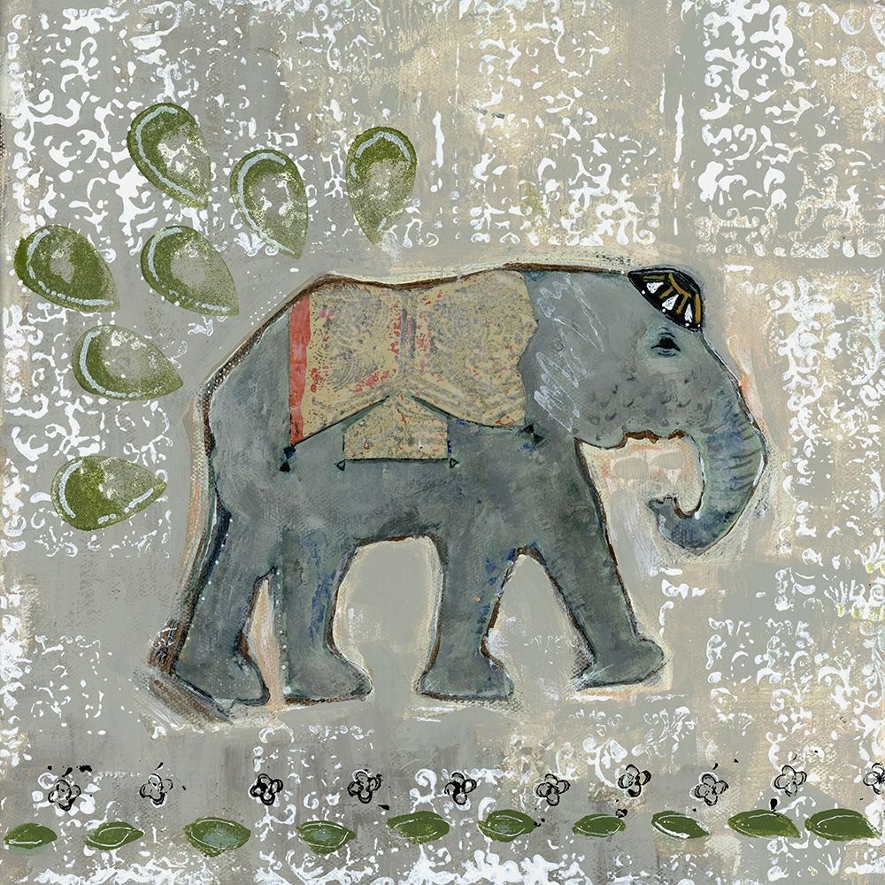 Wall Art Painting id:228242, Name: Global Elephant VI, Artist: Daavettila, Tara