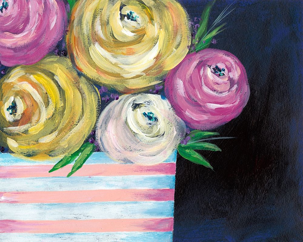Wall Art Painting id:228352, Name: Cotton Candy Floral II, Artist: Moore, Regina