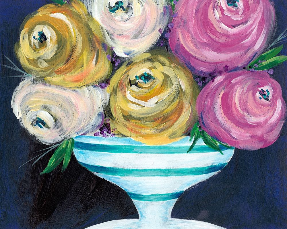Wall Art Painting id:228353, Name: Cotton Candy Floral III, Artist: Moore, Regina