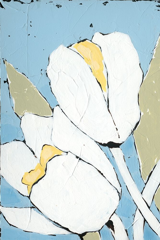 Wall Art Painting id:228399, Name: White Tulip Triptych I, Artist: Reynolds, Jade